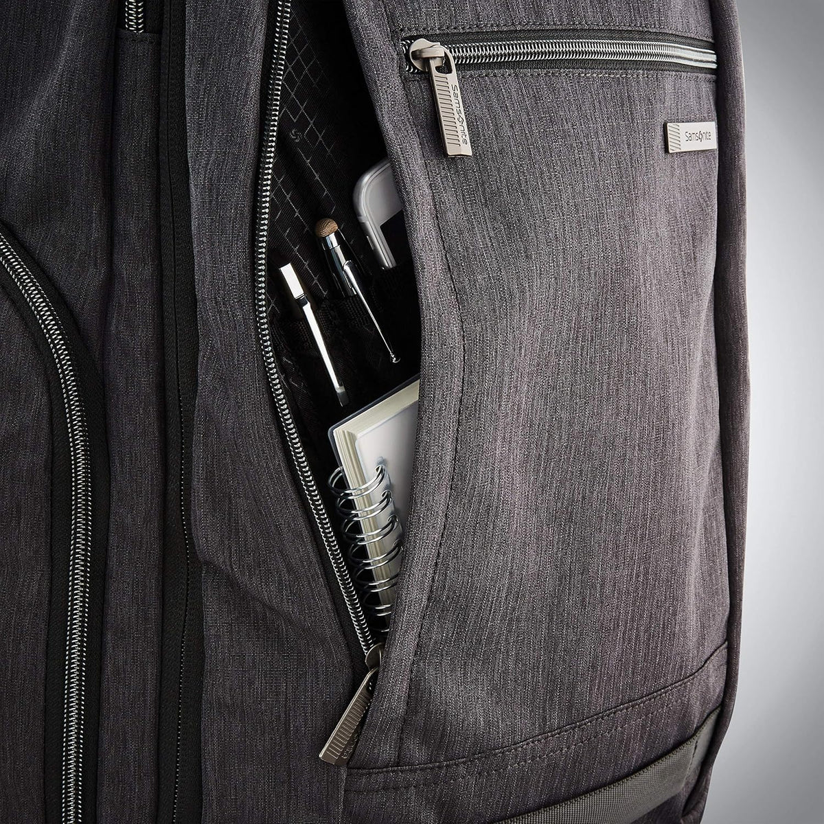 Samsonite Modern Utility Travel Backpack, Charcoal Heather, One Size