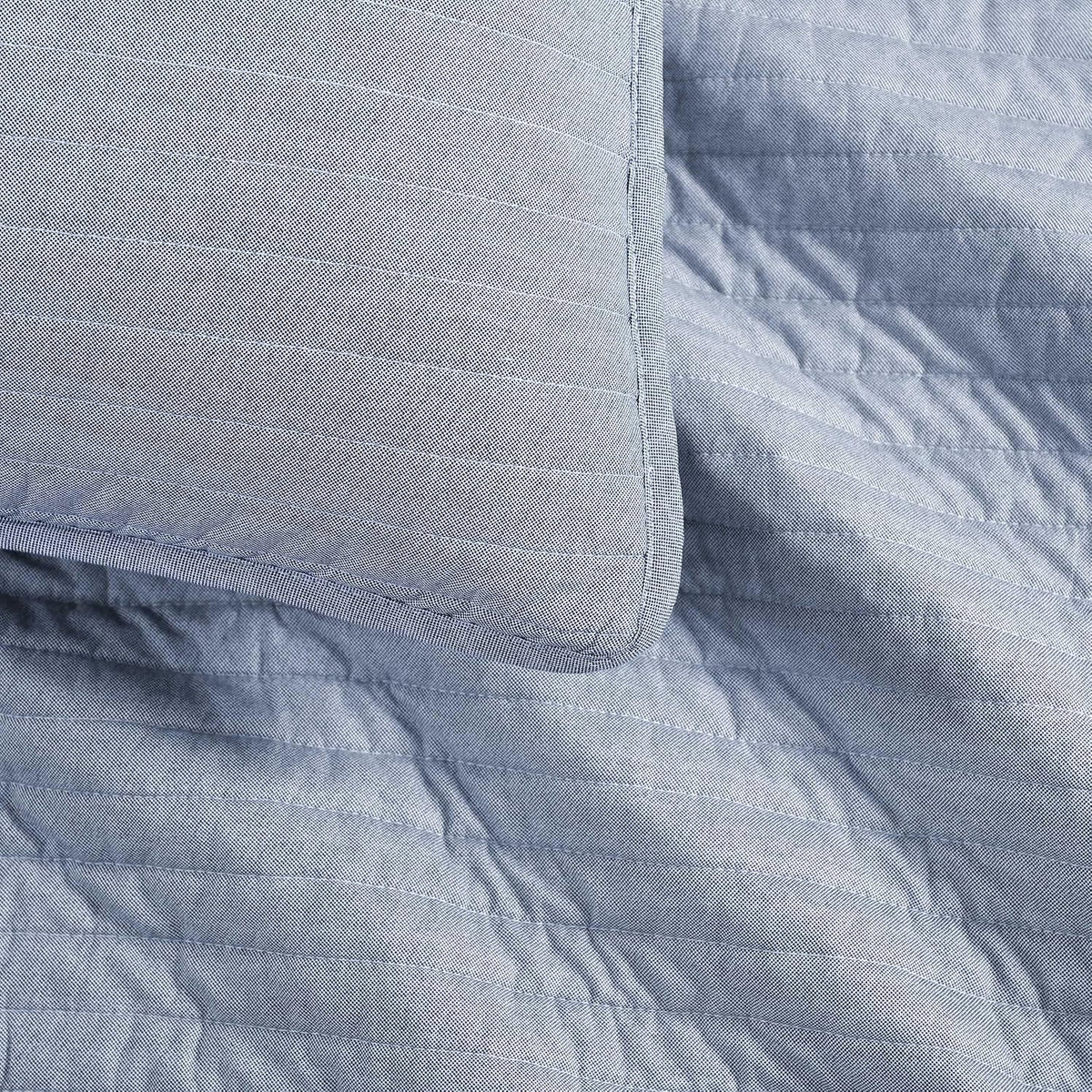 Tommy Hilfiger - King Quilt Set, Soft Cotton w/Breathable Feel, Lightweight Bedding for Year Round Comfort, 3 Piece Bed Set w/Matching Pillowcases (Christopher Blue)