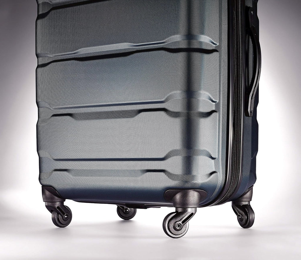 Samsonite Omni PC Hardside Expandable Luggage with Spinner Wheels, Navy, Carry-On 20-Inch